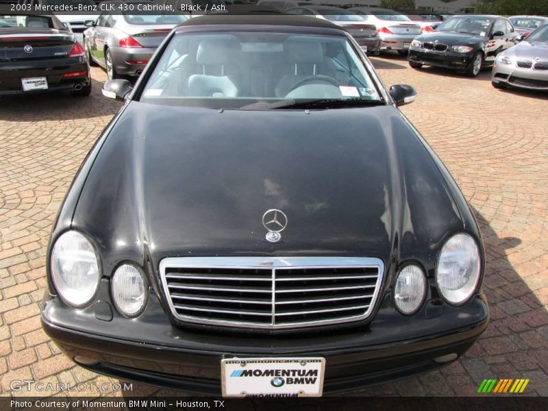 Black / Ash 2003 Mercedes-Benz CLK 430 Cabriolet