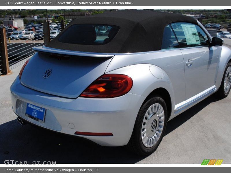 Reflex Silver Metallic / Titan Black 2013 Volkswagen Beetle 2.5L Convertible