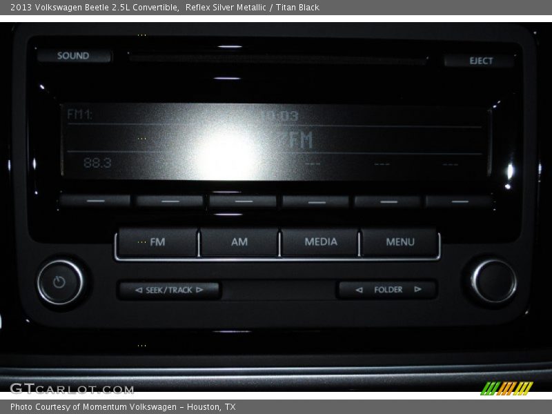 Reflex Silver Metallic / Titan Black 2013 Volkswagen Beetle 2.5L Convertible