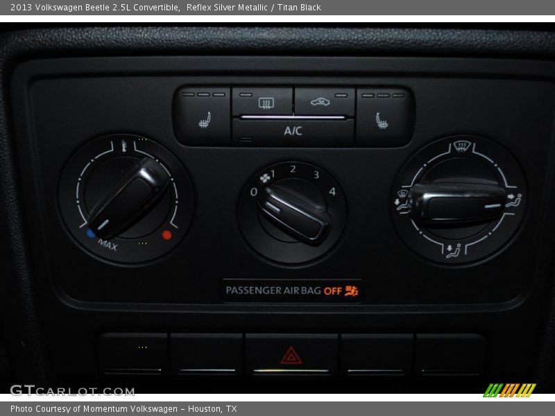 Reflex Silver Metallic / Titan Black 2013 Volkswagen Beetle 2.5L Convertible