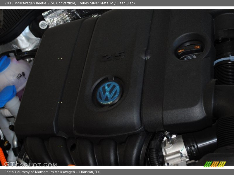 Reflex Silver Metallic / Titan Black 2013 Volkswagen Beetle 2.5L Convertible