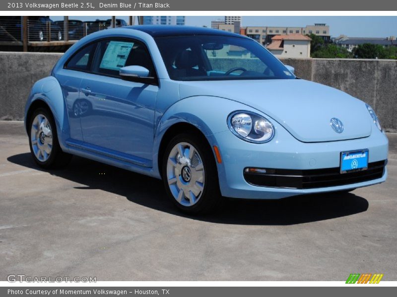Denim Blue / Titan Black 2013 Volkswagen Beetle 2.5L