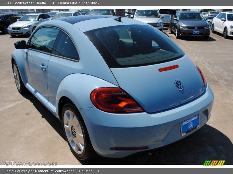 Denim Blue / Titan Black 2013 Volkswagen Beetle 2.5L