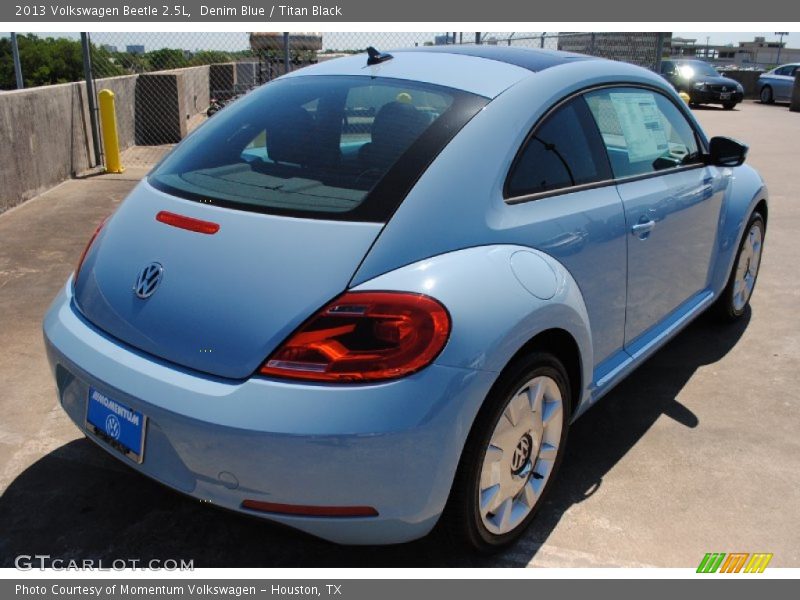 Denim Blue / Titan Black 2013 Volkswagen Beetle 2.5L