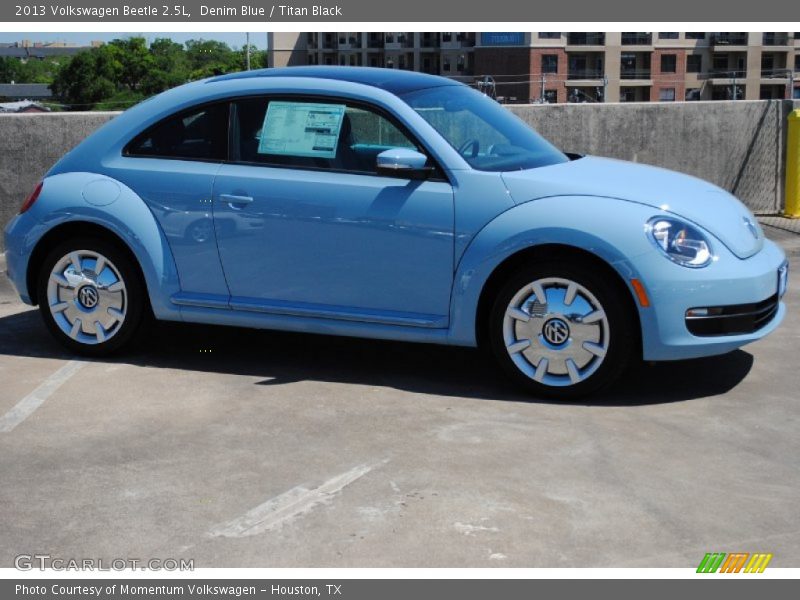 Denim Blue / Titan Black 2013 Volkswagen Beetle 2.5L