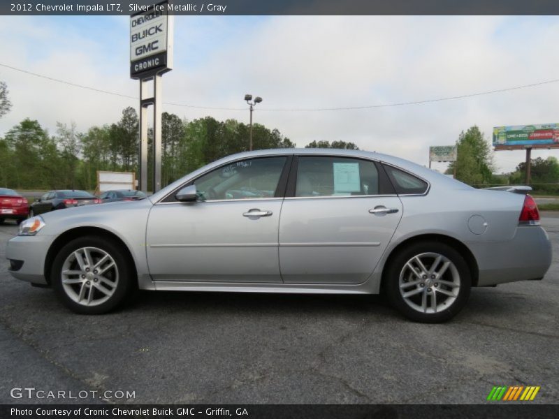 Silver Ice Metallic / Gray 2012 Chevrolet Impala LTZ
