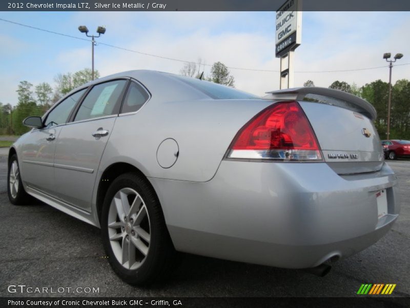 Silver Ice Metallic / Gray 2012 Chevrolet Impala LTZ