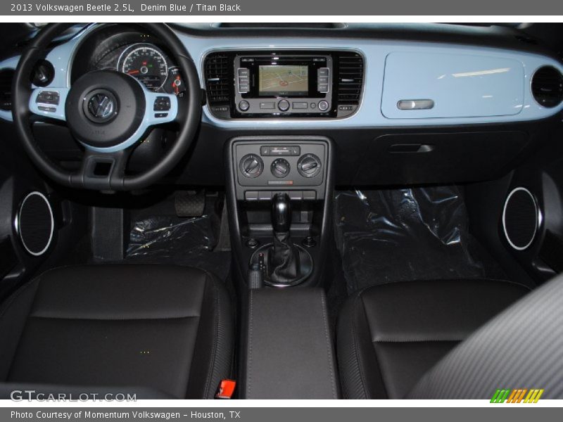 Denim Blue / Titan Black 2013 Volkswagen Beetle 2.5L