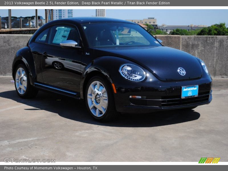 Deep Black Pearl Metallic / Titan Black Fender Edition 2013 Volkswagen Beetle 2.5L Fender Edition