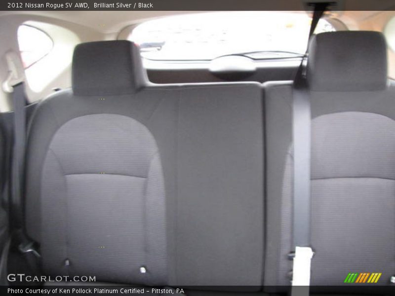 Brilliant Silver / Black 2012 Nissan Rogue SV AWD