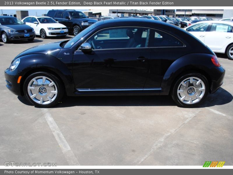 Deep Black Pearl Metallic / Titan Black Fender Edition 2013 Volkswagen Beetle 2.5L Fender Edition