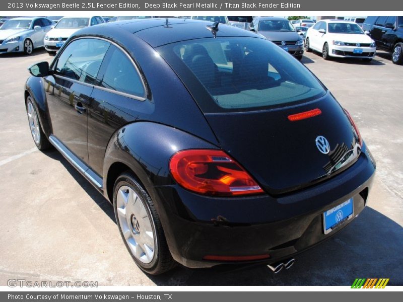 Deep Black Pearl Metallic / Titan Black Fender Edition 2013 Volkswagen Beetle 2.5L Fender Edition