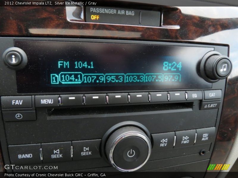 Silver Ice Metallic / Gray 2012 Chevrolet Impala LTZ