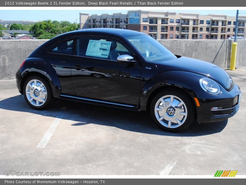 Deep Black Pearl Metallic / Titan Black Fender Edition 2013 Volkswagen Beetle 2.5L Fender Edition