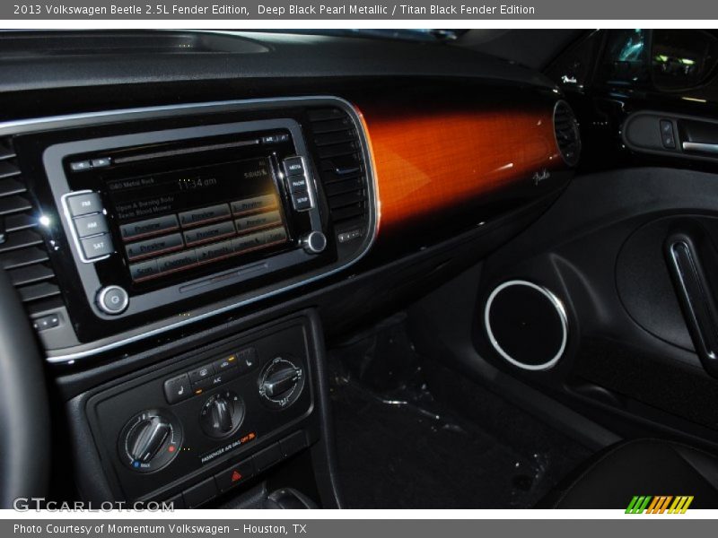 Deep Black Pearl Metallic / Titan Black Fender Edition 2013 Volkswagen Beetle 2.5L Fender Edition