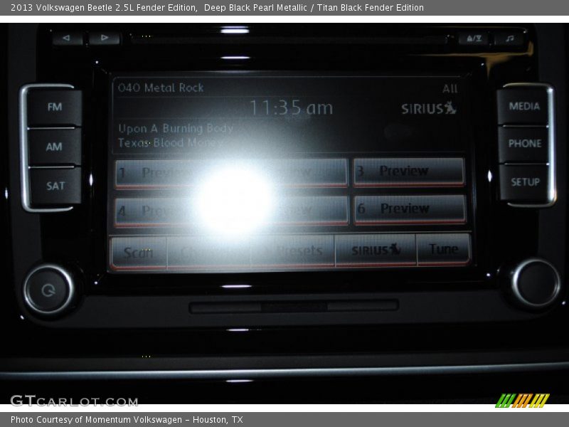 Deep Black Pearl Metallic / Titan Black Fender Edition 2013 Volkswagen Beetle 2.5L Fender Edition