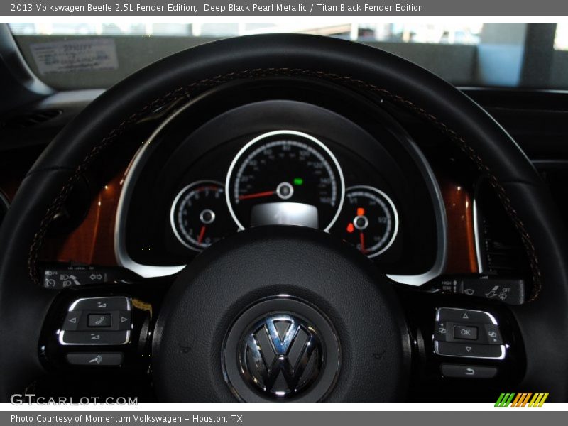 Deep Black Pearl Metallic / Titan Black Fender Edition 2013 Volkswagen Beetle 2.5L Fender Edition