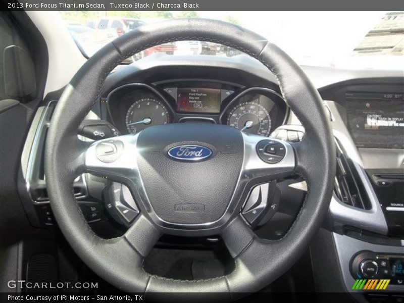 Tuxedo Black / Charcoal Black 2013 Ford Focus Titanium Sedan