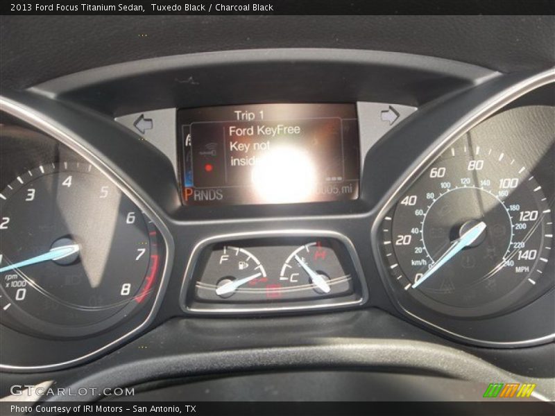 Tuxedo Black / Charcoal Black 2013 Ford Focus Titanium Sedan