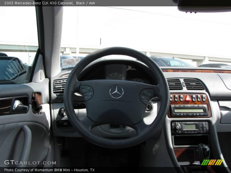 Black / Ash 2003 Mercedes-Benz CLK 430 Cabriolet