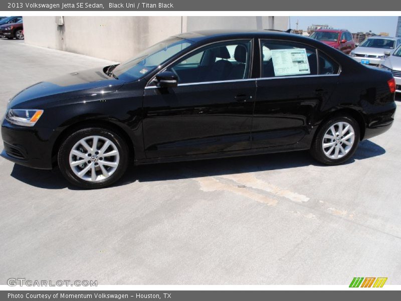 Black Uni / Titan Black 2013 Volkswagen Jetta SE Sedan