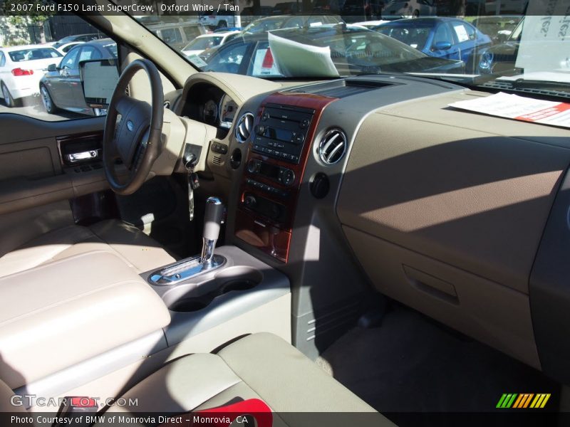 Oxford White / Tan 2007 Ford F150 Lariat SuperCrew