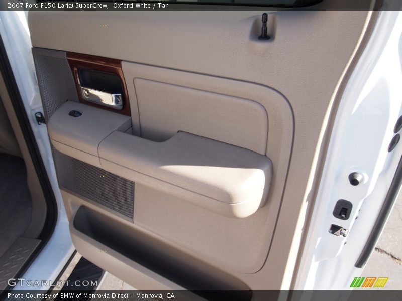 Oxford White / Tan 2007 Ford F150 Lariat SuperCrew