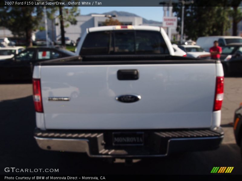Oxford White / Tan 2007 Ford F150 Lariat SuperCrew