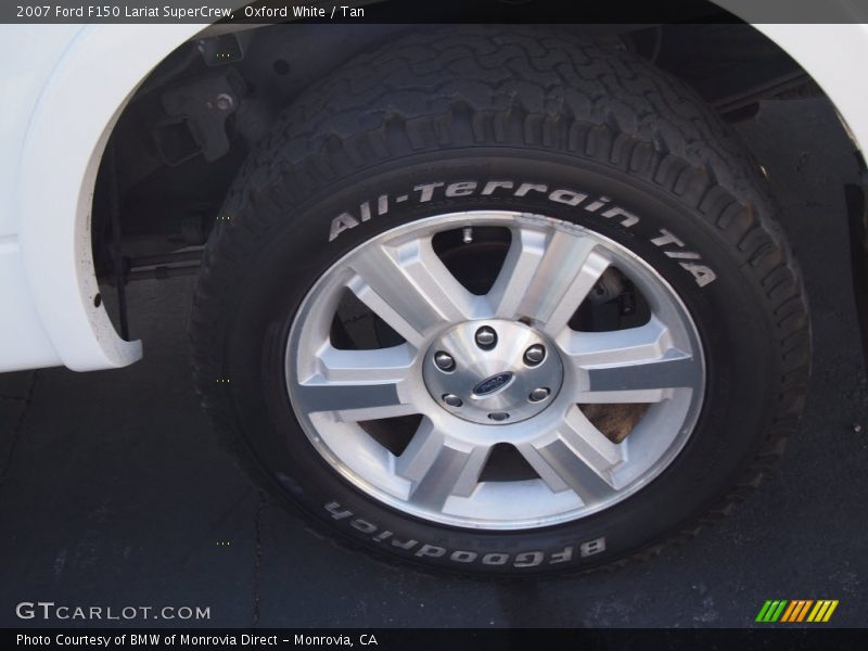 Oxford White / Tan 2007 Ford F150 Lariat SuperCrew