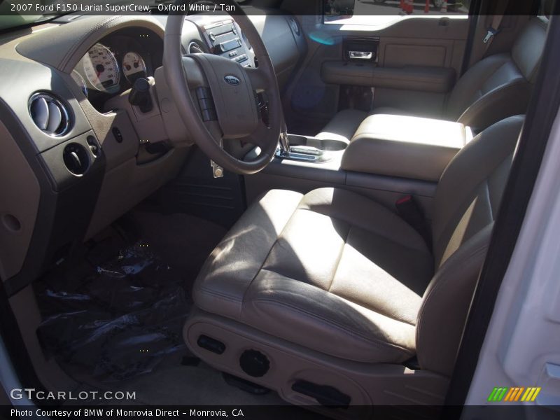 Oxford White / Tan 2007 Ford F150 Lariat SuperCrew