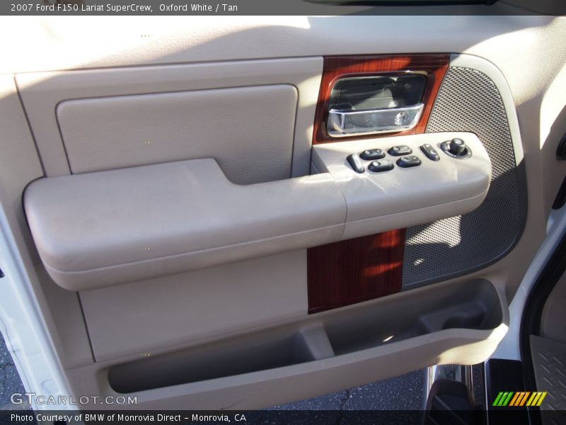 Oxford White / Tan 2007 Ford F150 Lariat SuperCrew