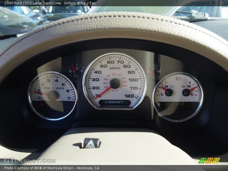 Oxford White / Tan 2007 Ford F150 Lariat SuperCrew