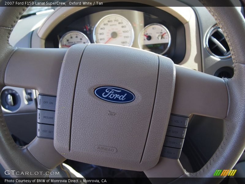 Oxford White / Tan 2007 Ford F150 Lariat SuperCrew