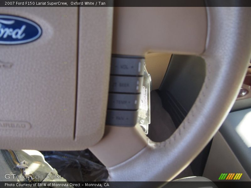 Oxford White / Tan 2007 Ford F150 Lariat SuperCrew