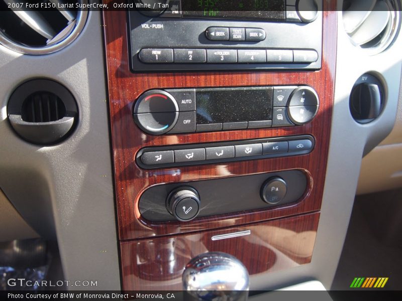 Oxford White / Tan 2007 Ford F150 Lariat SuperCrew