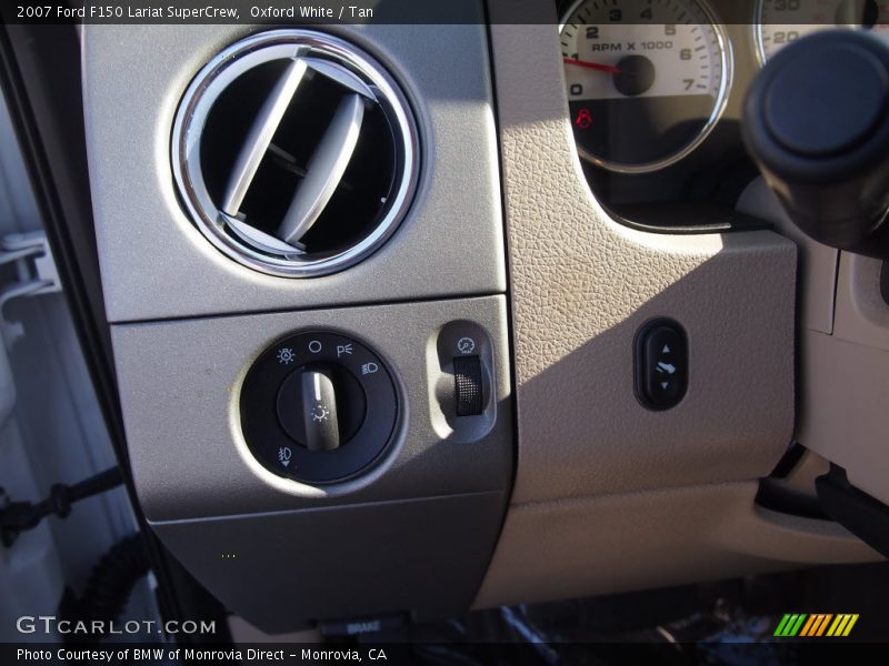 Oxford White / Tan 2007 Ford F150 Lariat SuperCrew