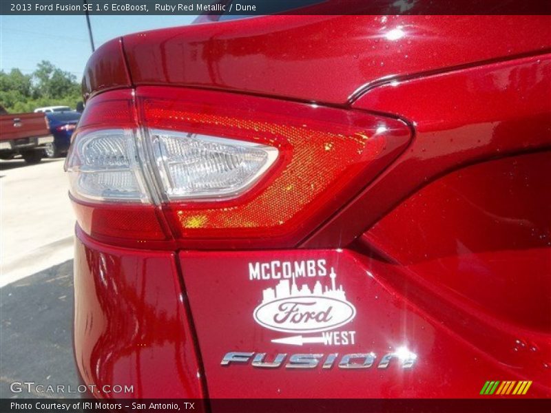 Ruby Red Metallic / Dune 2013 Ford Fusion SE 1.6 EcoBoost