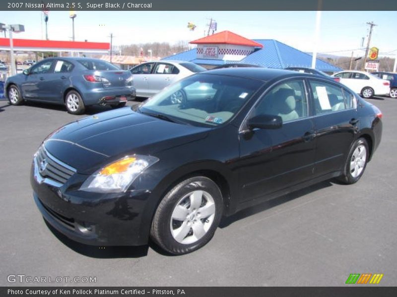 Super Black / Charcoal 2007 Nissan Altima 2.5 S