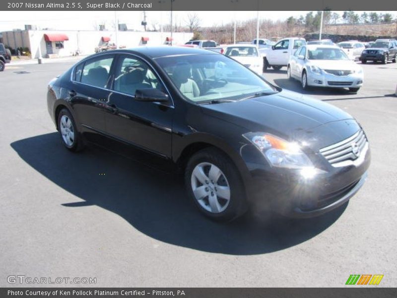 Super Black / Charcoal 2007 Nissan Altima 2.5 S