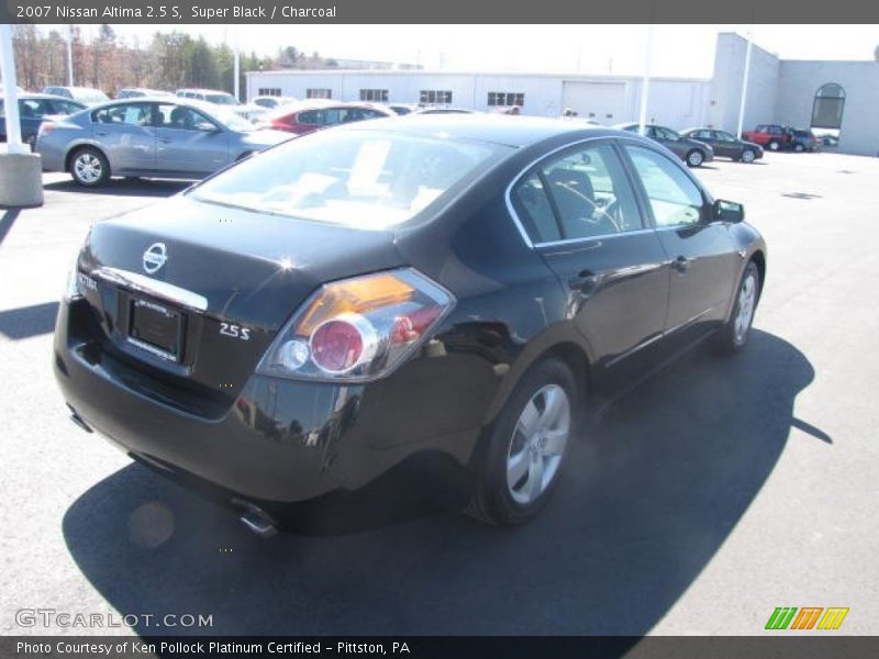 Super Black / Charcoal 2007 Nissan Altima 2.5 S