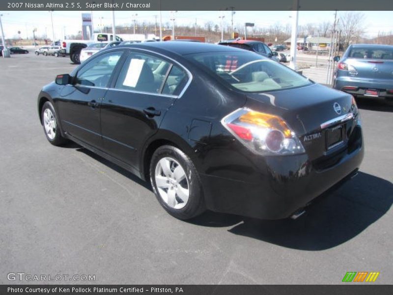 Super Black / Charcoal 2007 Nissan Altima 2.5 S