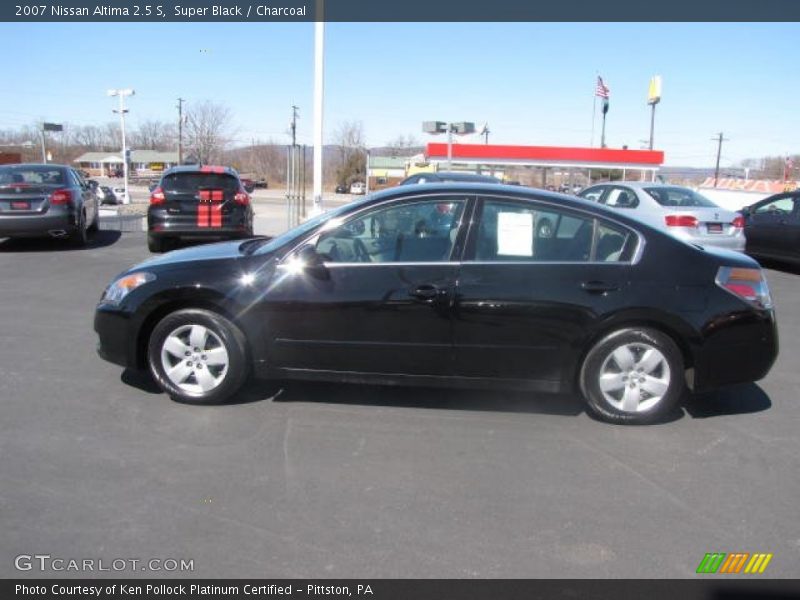 Super Black / Charcoal 2007 Nissan Altima 2.5 S