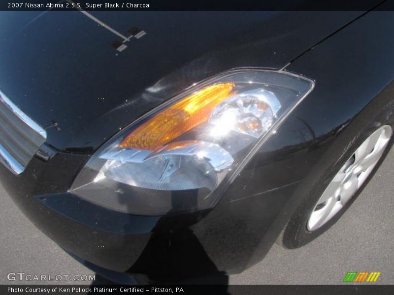 Super Black / Charcoal 2007 Nissan Altima 2.5 S