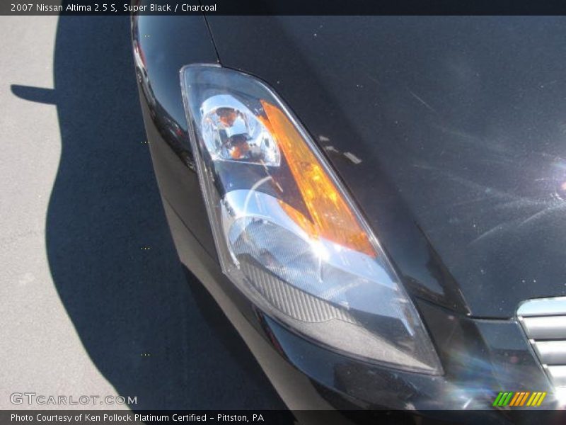 Super Black / Charcoal 2007 Nissan Altima 2.5 S