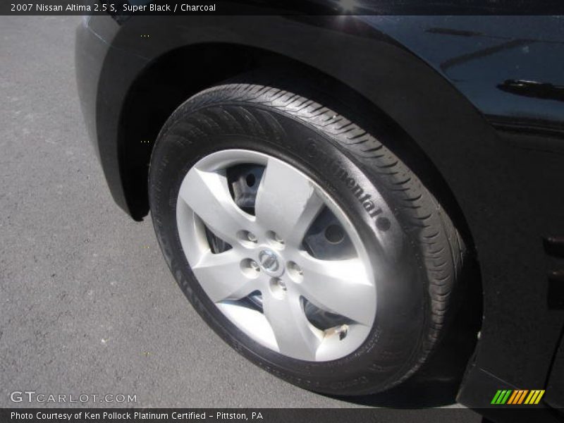 Super Black / Charcoal 2007 Nissan Altima 2.5 S