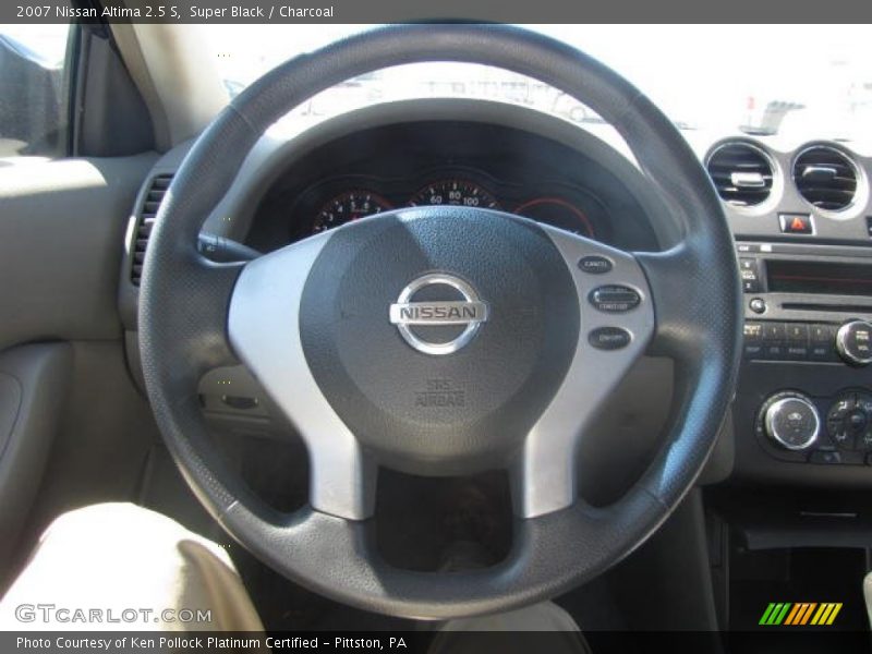 Super Black / Charcoal 2007 Nissan Altima 2.5 S