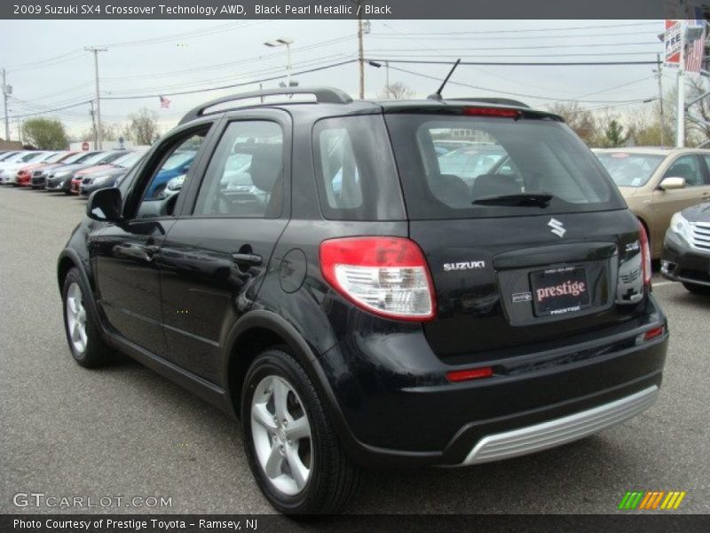 Black Pearl Metallic / Black 2009 Suzuki SX4 Crossover Technology AWD