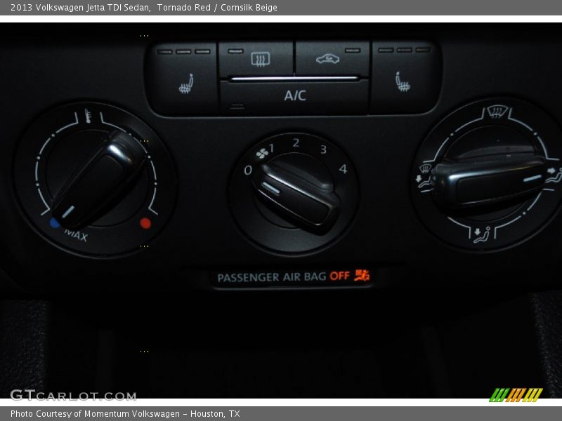 Tornado Red / Cornsilk Beige 2013 Volkswagen Jetta TDI Sedan