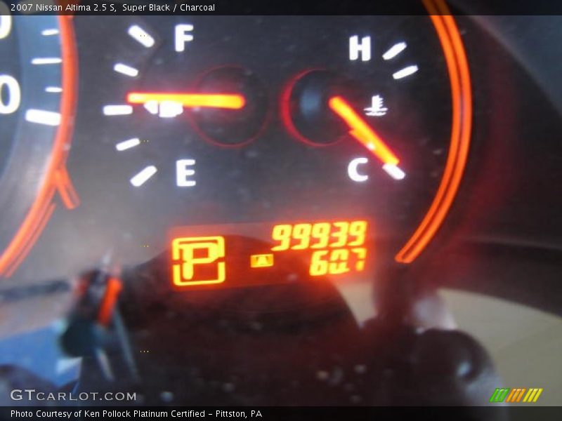 Super Black / Charcoal 2007 Nissan Altima 2.5 S
