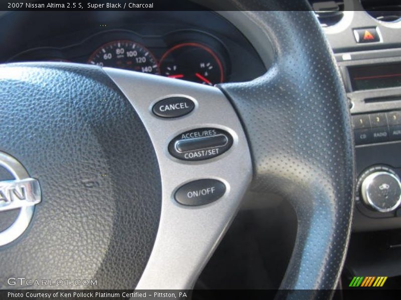 Super Black / Charcoal 2007 Nissan Altima 2.5 S